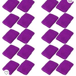 10 Pack Wrist sports Wrist Bands Absorbent